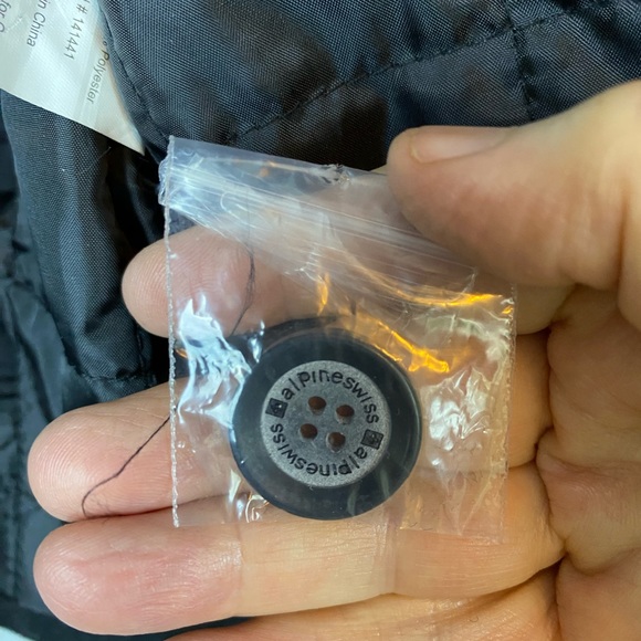 NWT Alpine Swiss Zipper Snap 4 pocket Wool LS coat size Small - Picture 11 of 14